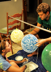 string diy balloon lanterns yarn lights twine lantern ball balls ceiling decorations hanging decoration balloons christmas decor crafts hang glue