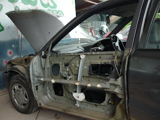  Myvi  accident wira tukar kulit pintu  azamaju sprayworks 