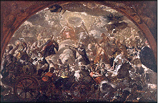 'La Iglesia militante y la Iglesia triunfante', obra de Antonio Palomino (Museo de Bellas Artes de Valencia)