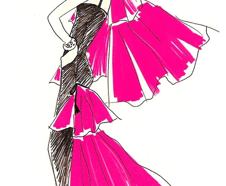 Fabulous Doodles Fashion Illustration blog by Brooke Hagel: YSL