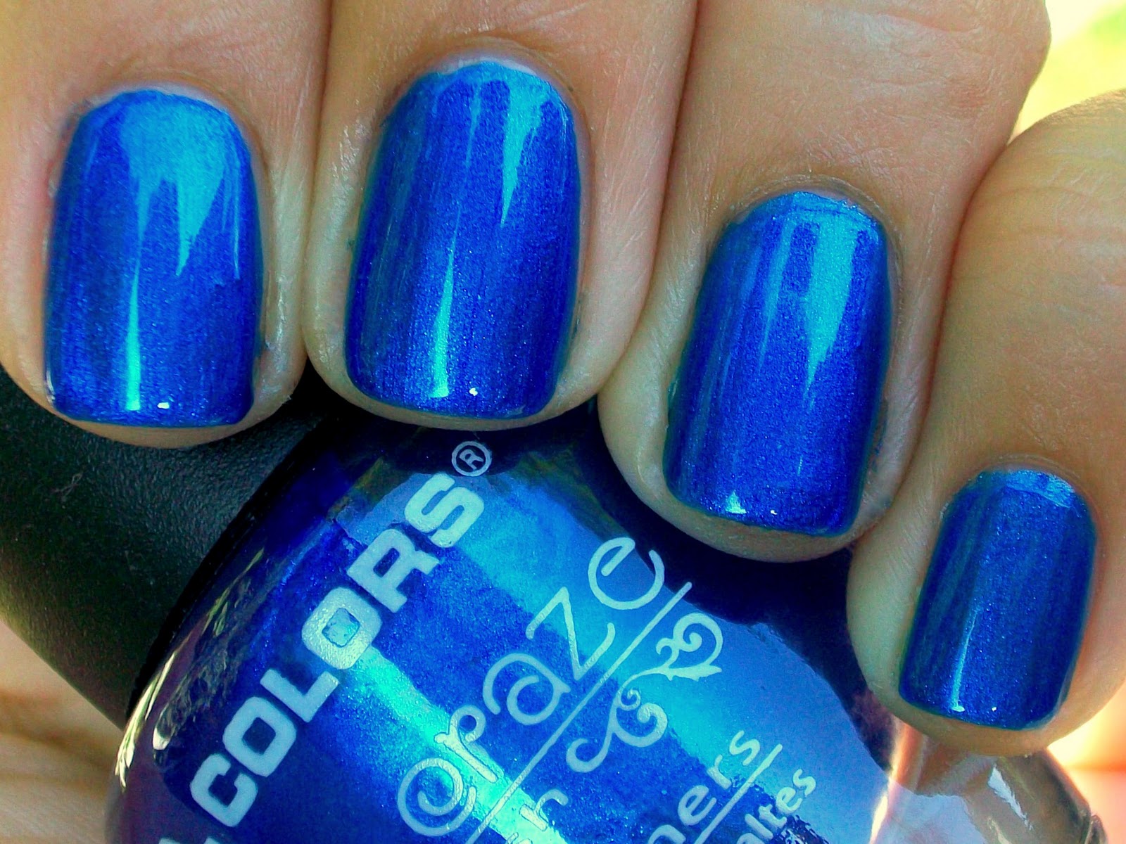 2. L.A. Colors Color Craze Nail Polish - Horizon Blue - wide 9