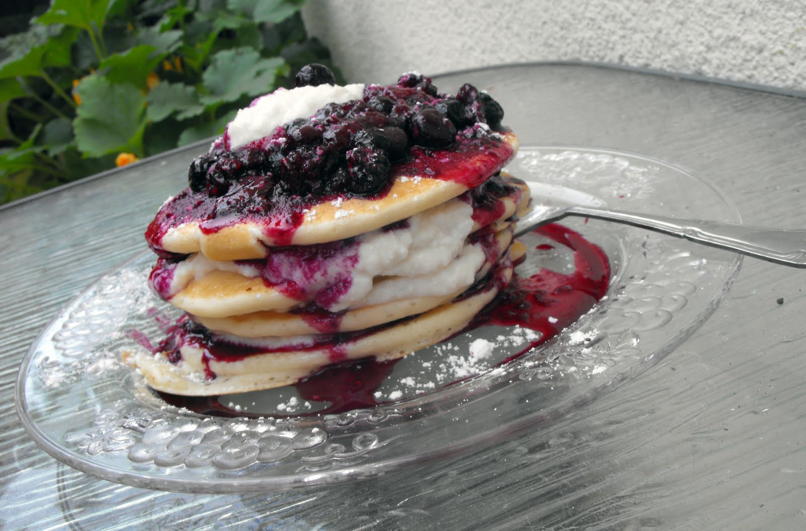La Dolce Vita! (The Sweet Life) Pancakes with sweet ricotta filling