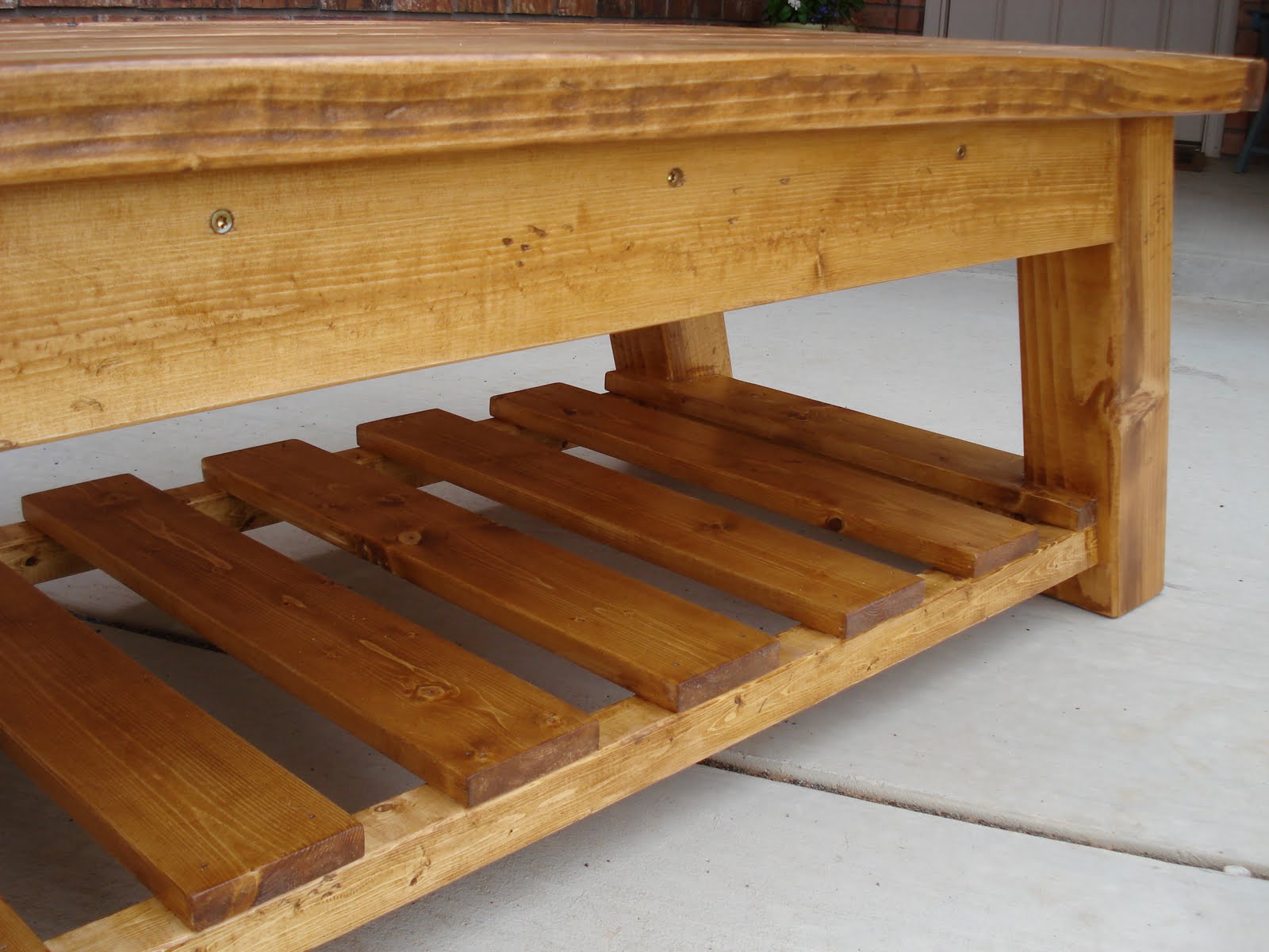 Chestnut Sparrow Coffee Table Construction