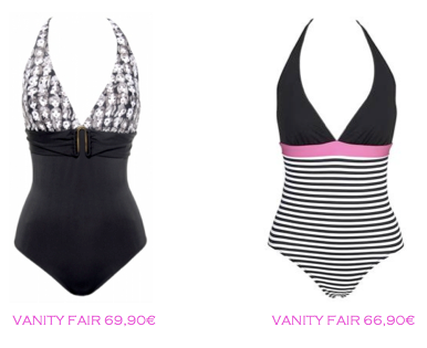 Comparativa precios bañadores rellenitas: Vanity Fair 69,90€ vs Vanity Fair 66,90€