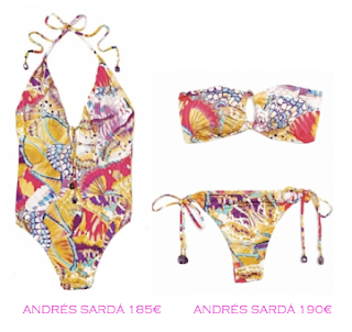 Comparativa precios bañador y bikini para mucho pecho: Andrés Sardá 185€ vs Andrés Sardá 190€