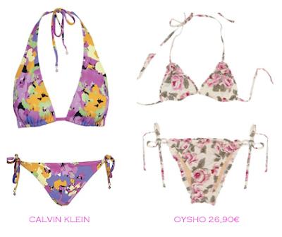 Comparativa precios bikinis para delgadas: Calvin Klein vs Oysho 26,90€