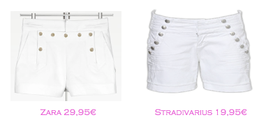 Shorts y bermudas: Zara 29,95€ - Stradivarius 19,95€