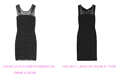 Tienda online: Net-a-porter: Vestido LBD: Diane von Furstenberg 293€ vs Helmut Lang 170€