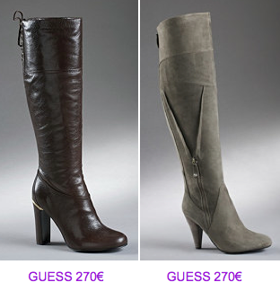 botas de la marca guess