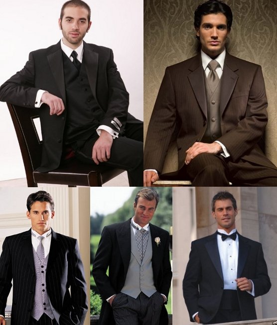 For a semiformal or formal wedding tuxedo suit is best