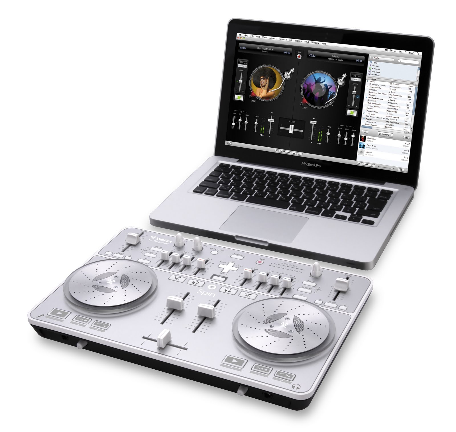 TO HEAVEN WITH STYLE [equipment] VESTAX Spin DJ Controller for iTunes