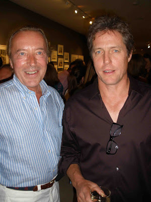 Hugh Grant And Dad Hit The Hamptons
