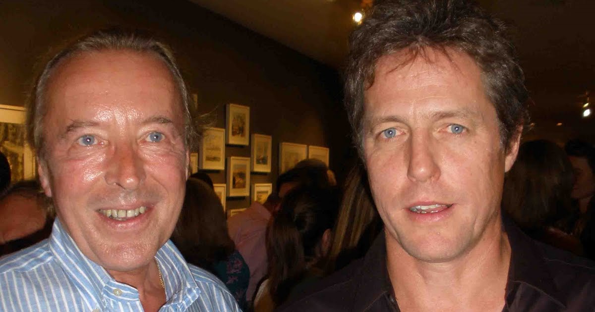 Hugh Grant And Dad Hit The Hamptons