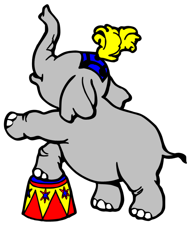 clipart circus elephant - photo #20