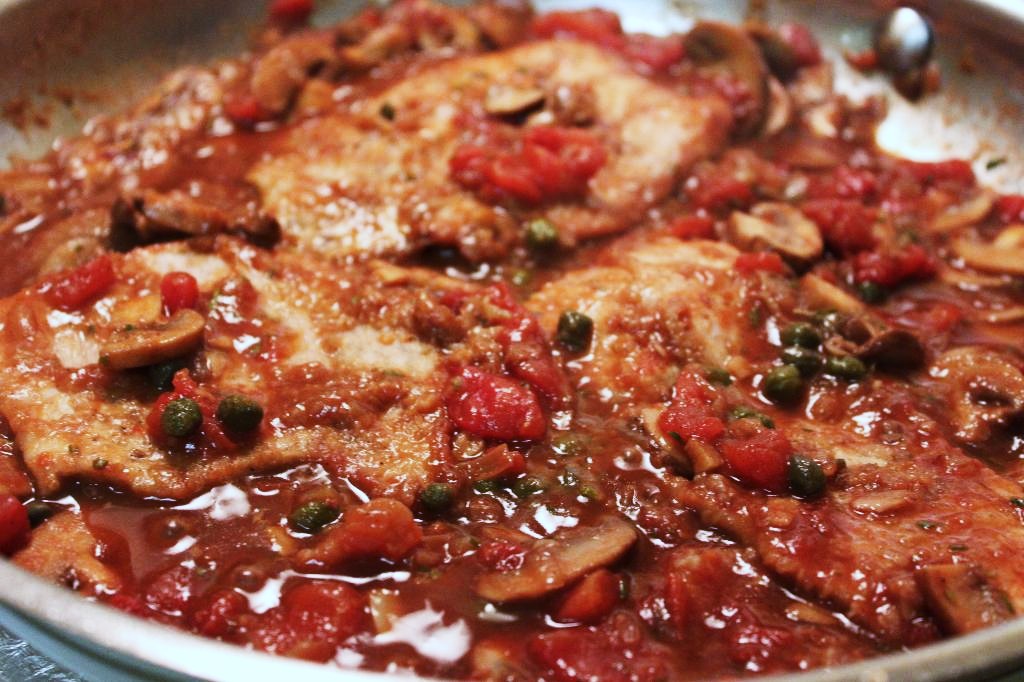 the gd kitchen veal cacciatore
