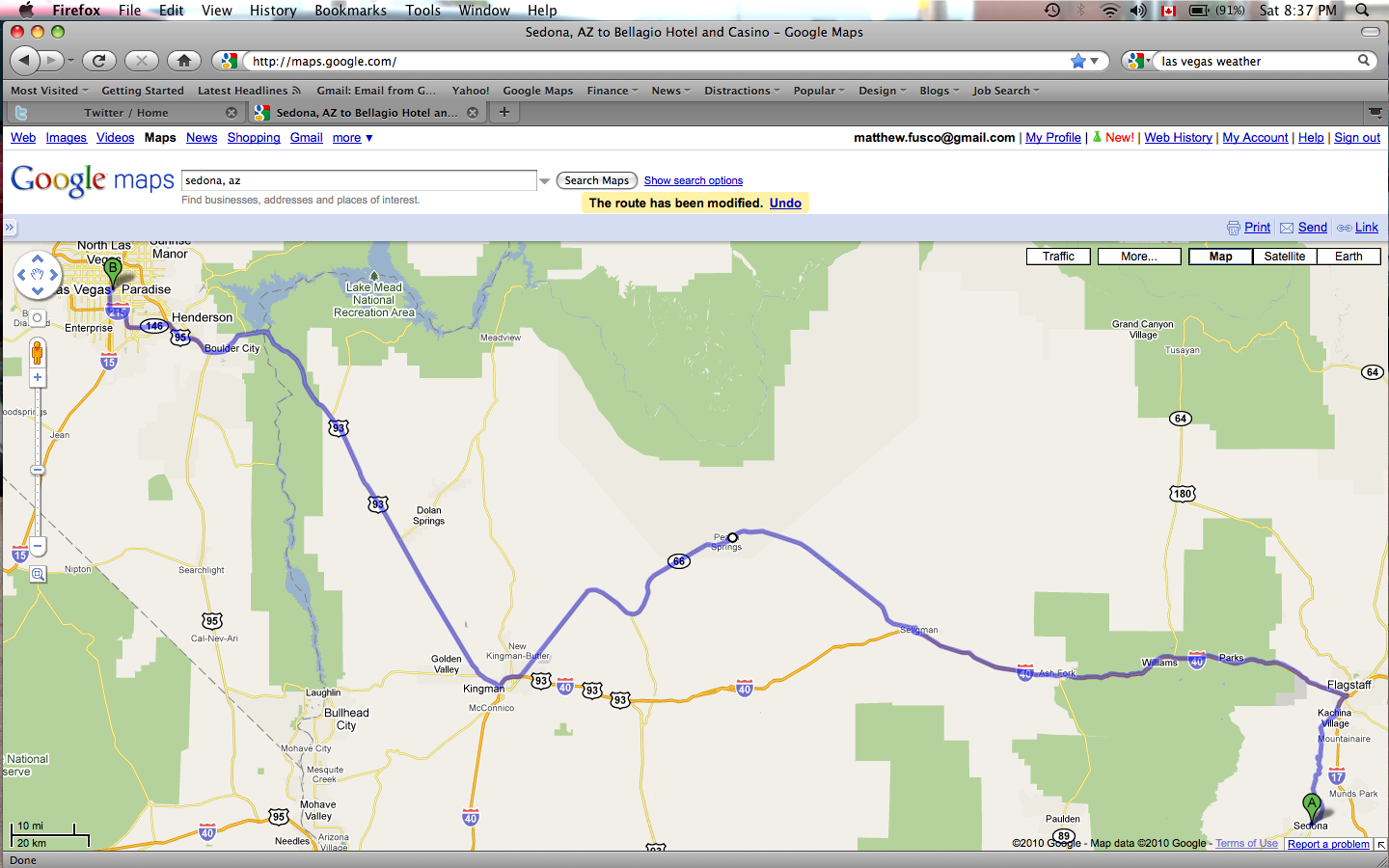The Littlest Fusco Day 27 Sedona, AZ to Las Vegas, NV