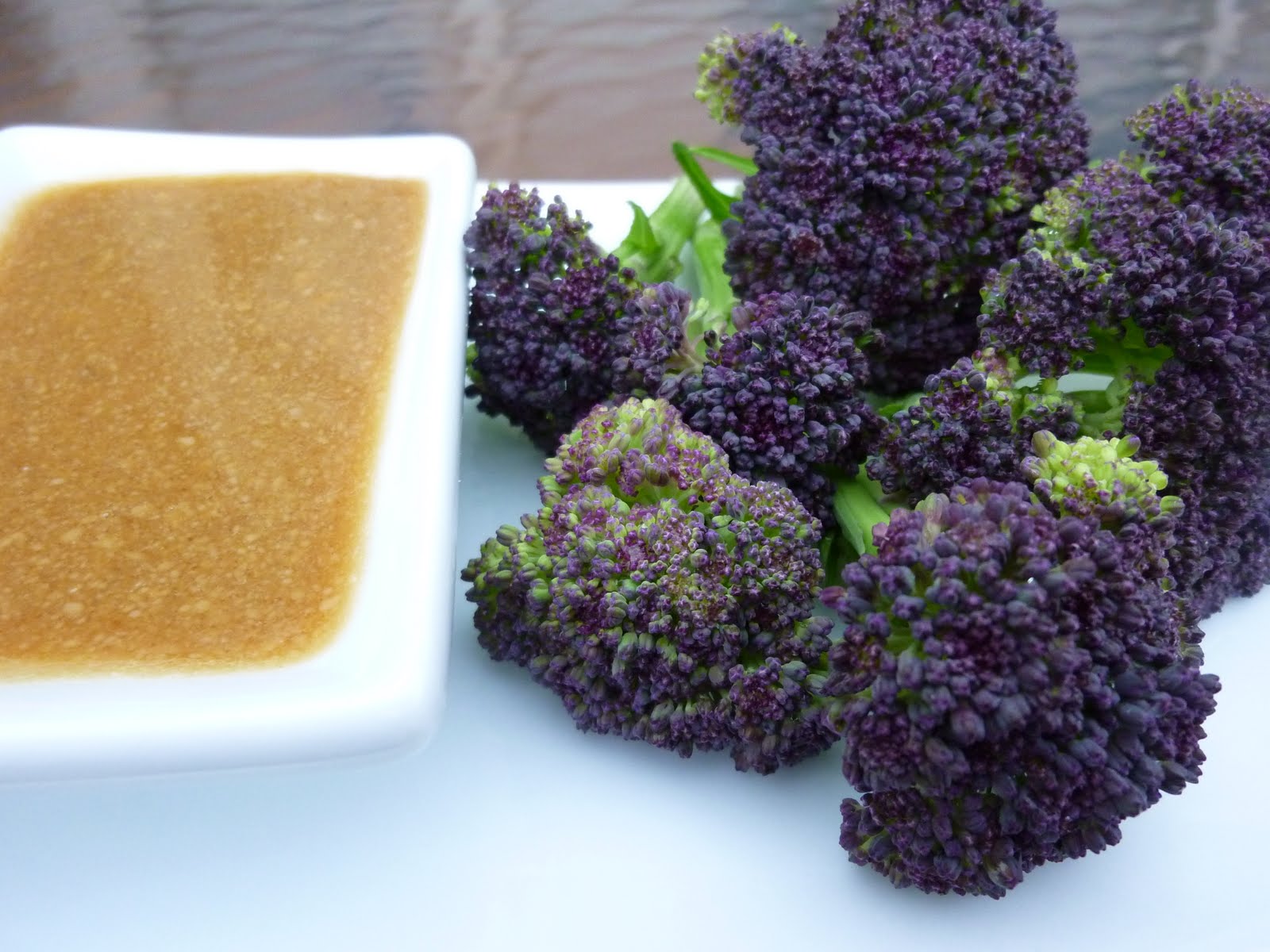 Foods For Long Life Raw Purple Cauliflower Crudité With Tahini Dipping