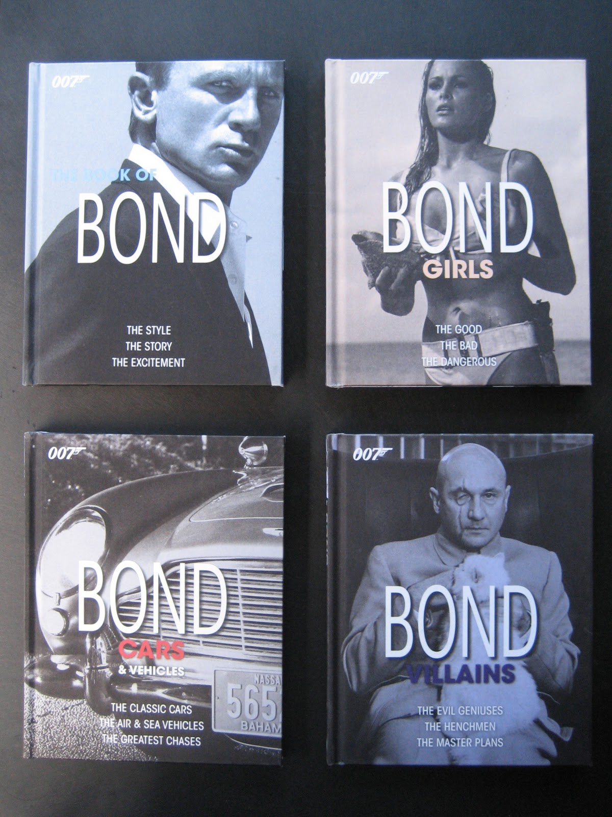 James Bond Collectibles Set of 4 DK James Bond Books