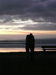 My husband and i enjoying Sunrise on The Great Ocean Road