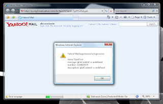 Alin Constantin 's blog: Yahoo mail error -2146823279 gExtContent is ...