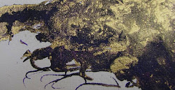 oil watercolor gold paint metallic acrylic mixed fluid artbycrain continued mineral