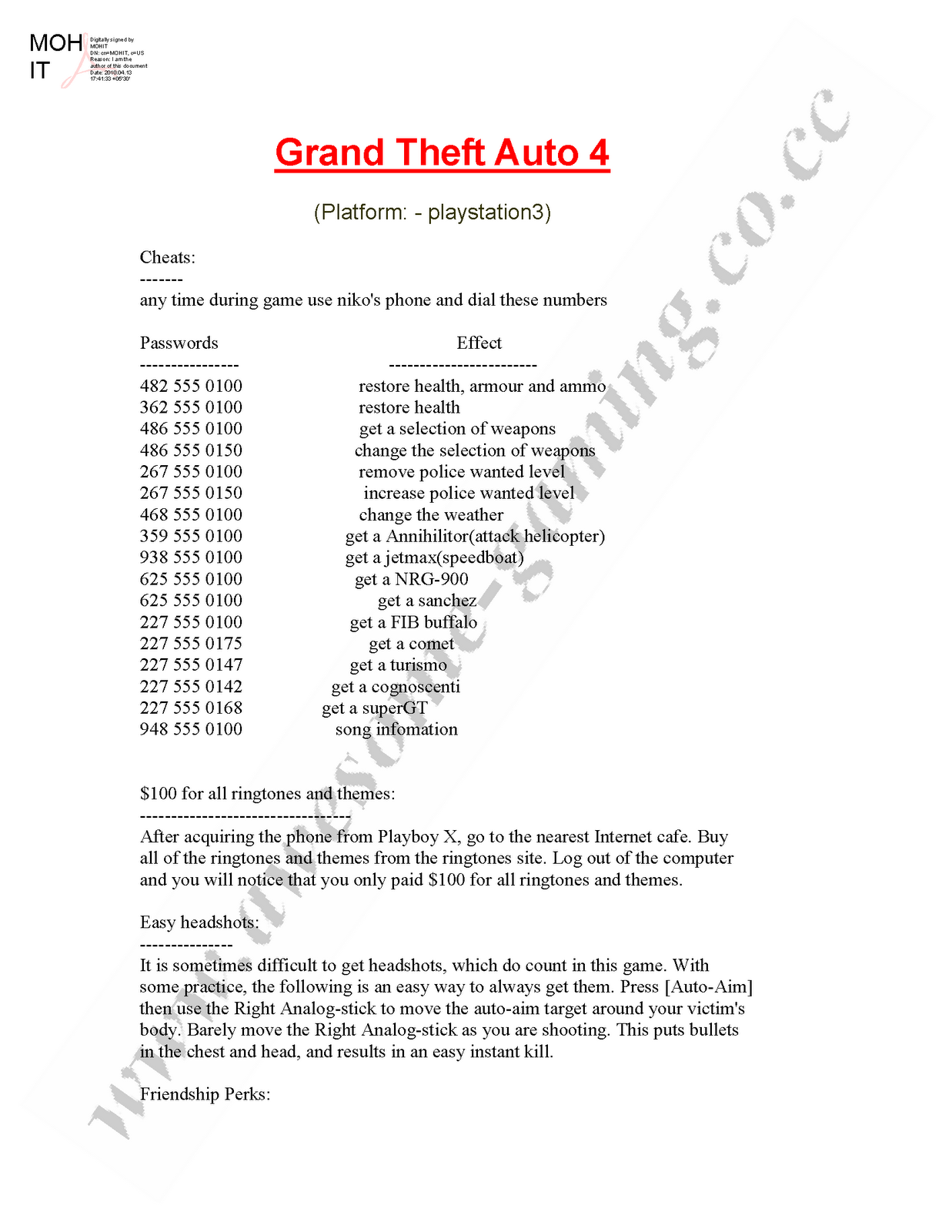 читы на playstation 4 gta