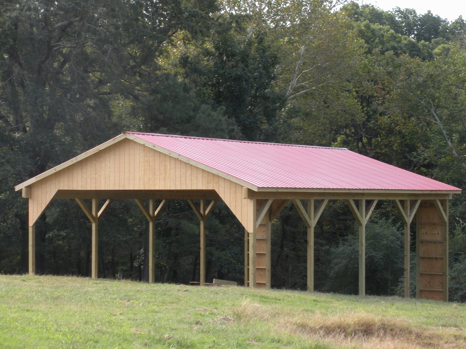 Julie Jones Pottery The Kiln Shed is Finished!