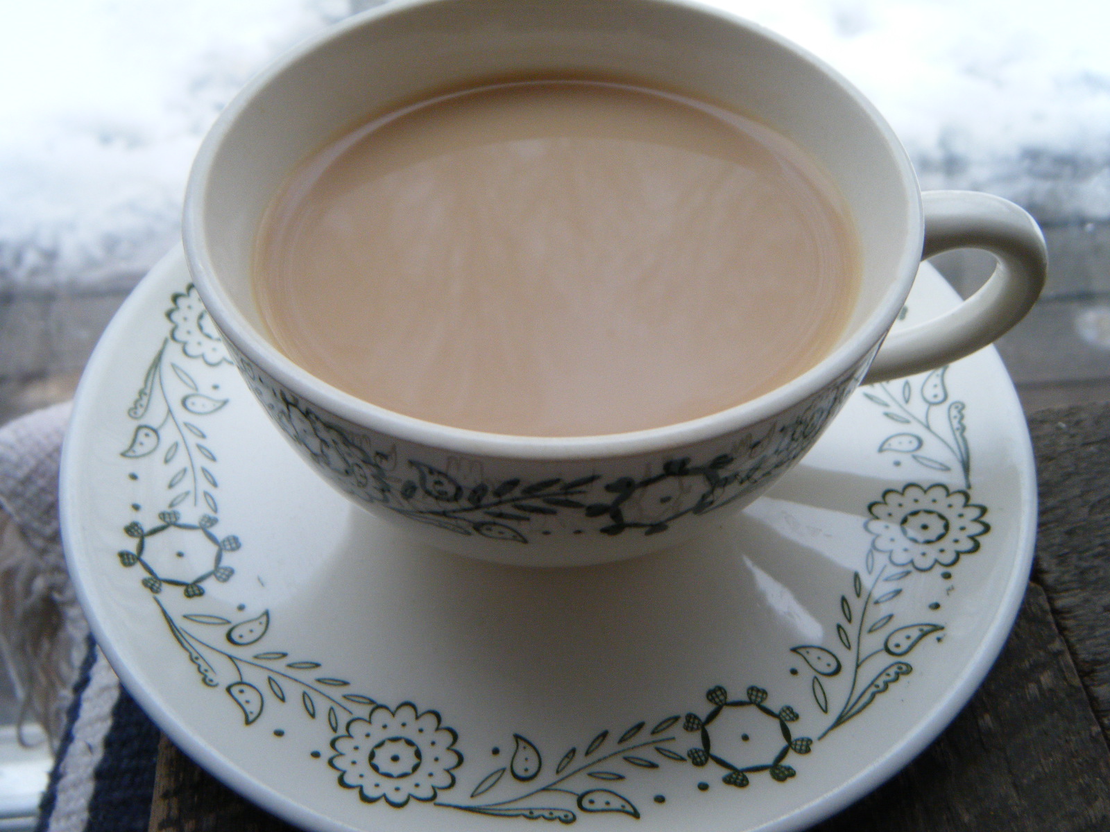 What About Pie Steeping chai tea