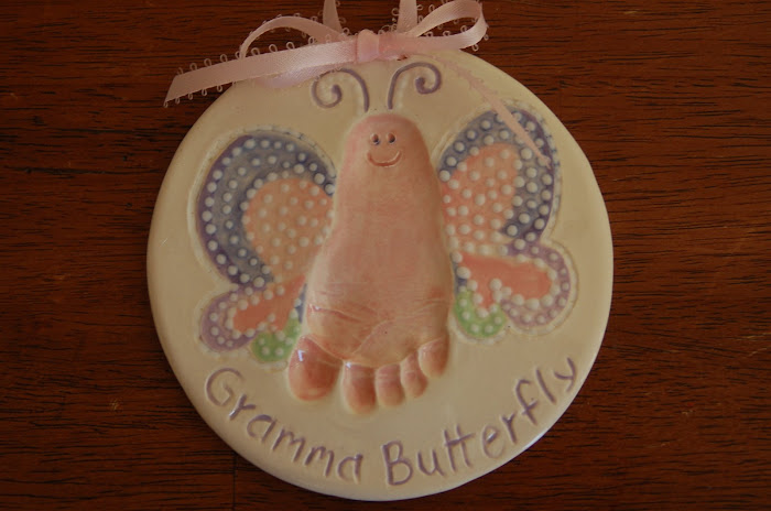 butterfly foot ornament