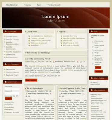 joomla 1.5 portal template