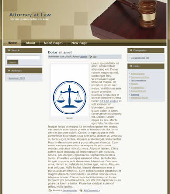 free lawyer office wordpress theme