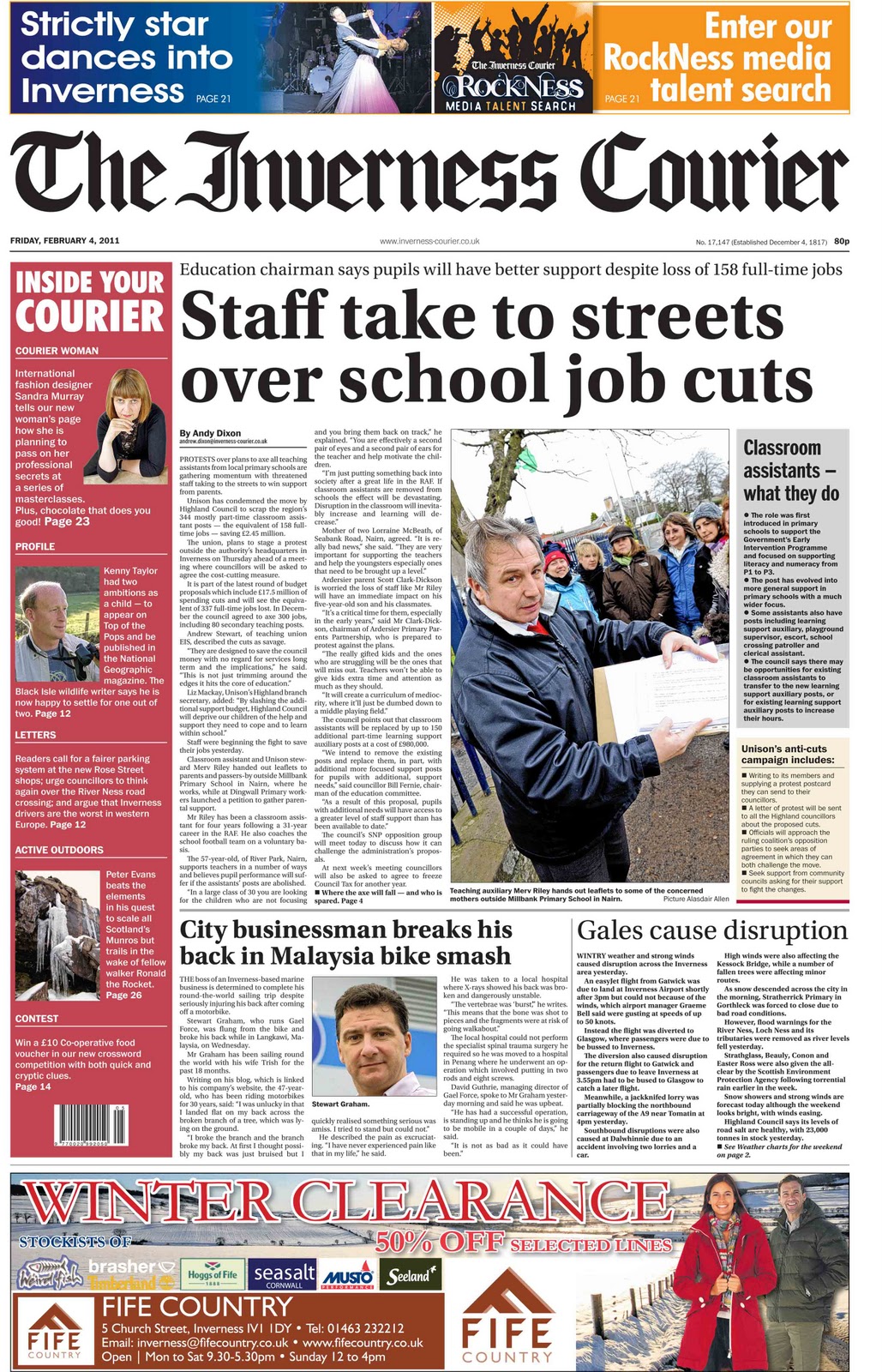 Sands Media Services Fresh look for Highland newspapers