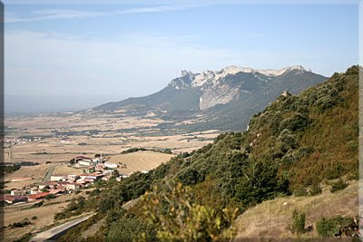 Vista de la sierra durante el ascenso