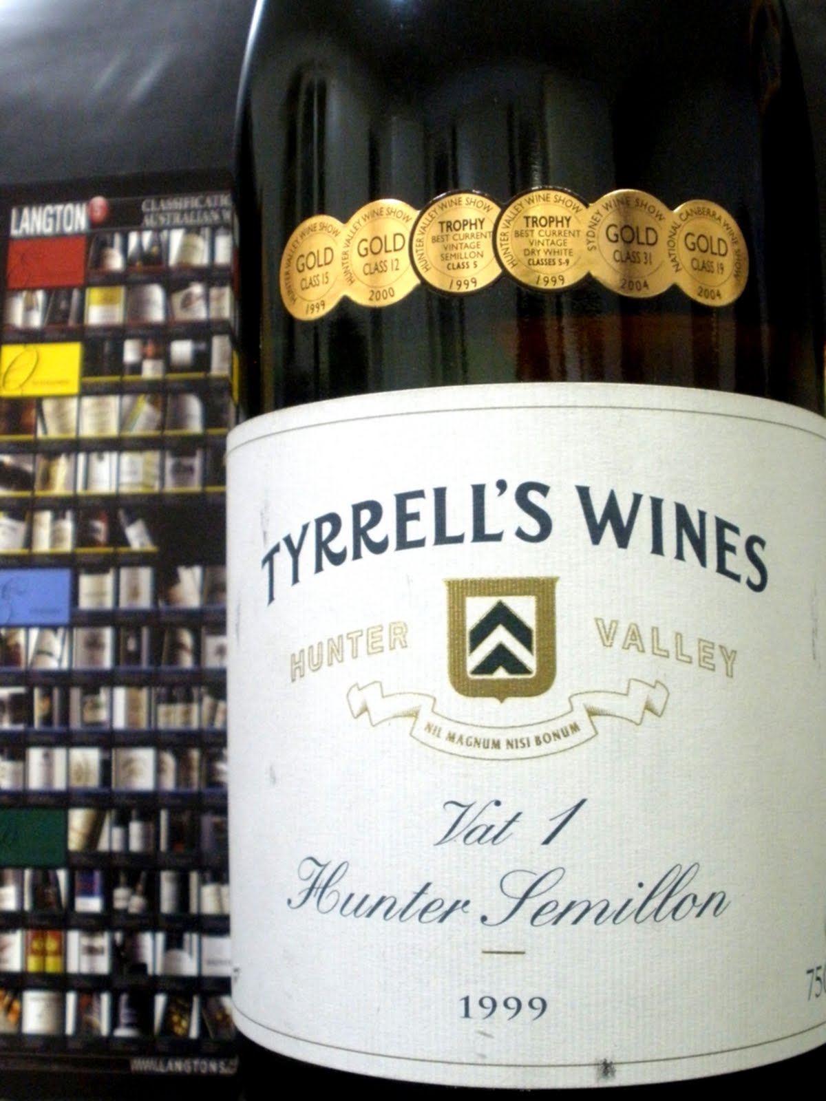Australian Wine Journal TYRRELL'S VAT 1 SEMILLON 1999