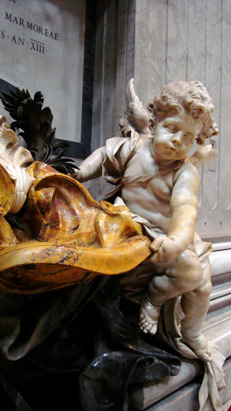 [Stone+angel+with+shell+-+St+Peter's+Rome+-+www.ShopCurious.com.jpg]
