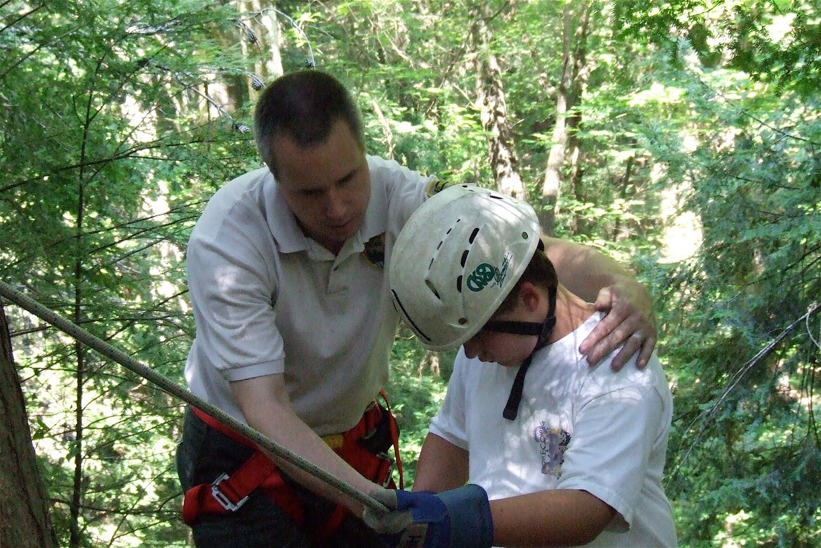 Camp Gailor Maxon: Camp Three: Rappelling