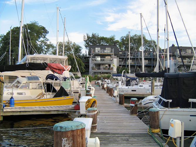 Our dock in Annapolis, Spa Creek Marina