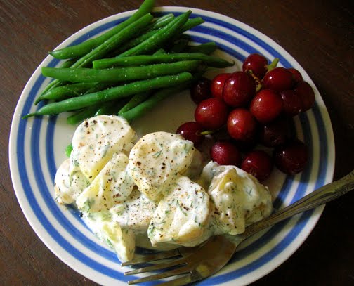 Ten Ingredient Project Yogurt Dill Potato Salad