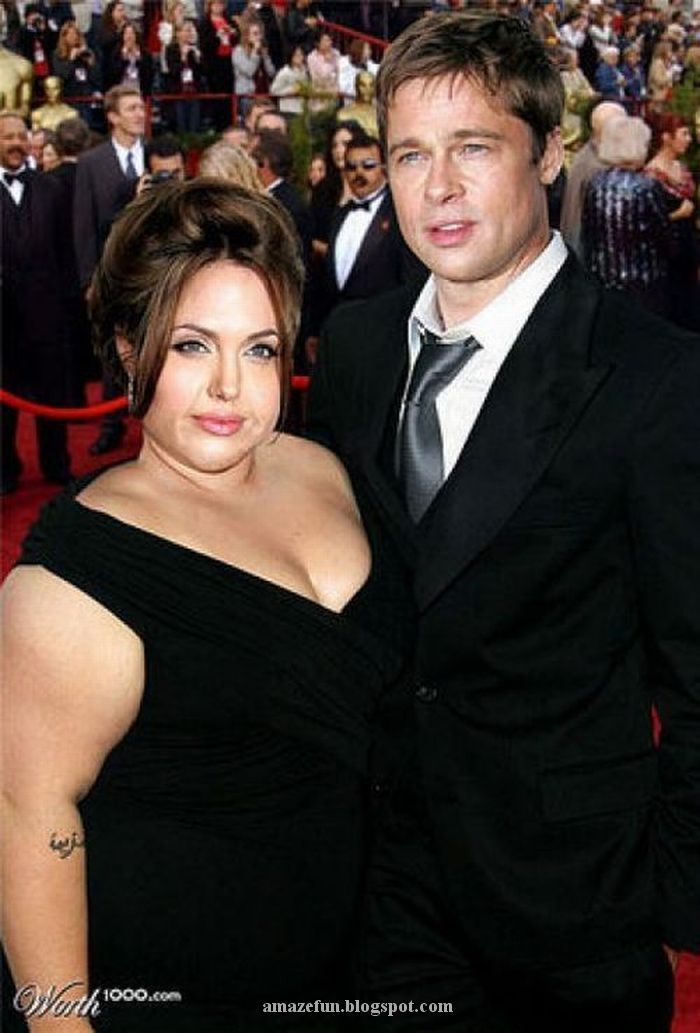 Муж с полненькой женой. Анджелина Джоли толстая. Анджелина Джоли толстая фото. Полные жены знаменитостей.