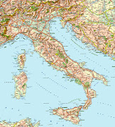 Cartina geografica. Cartina geologica italia