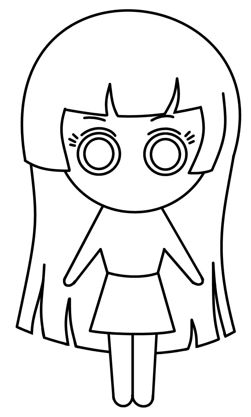 How To Draw Cartoons Chibi Girl