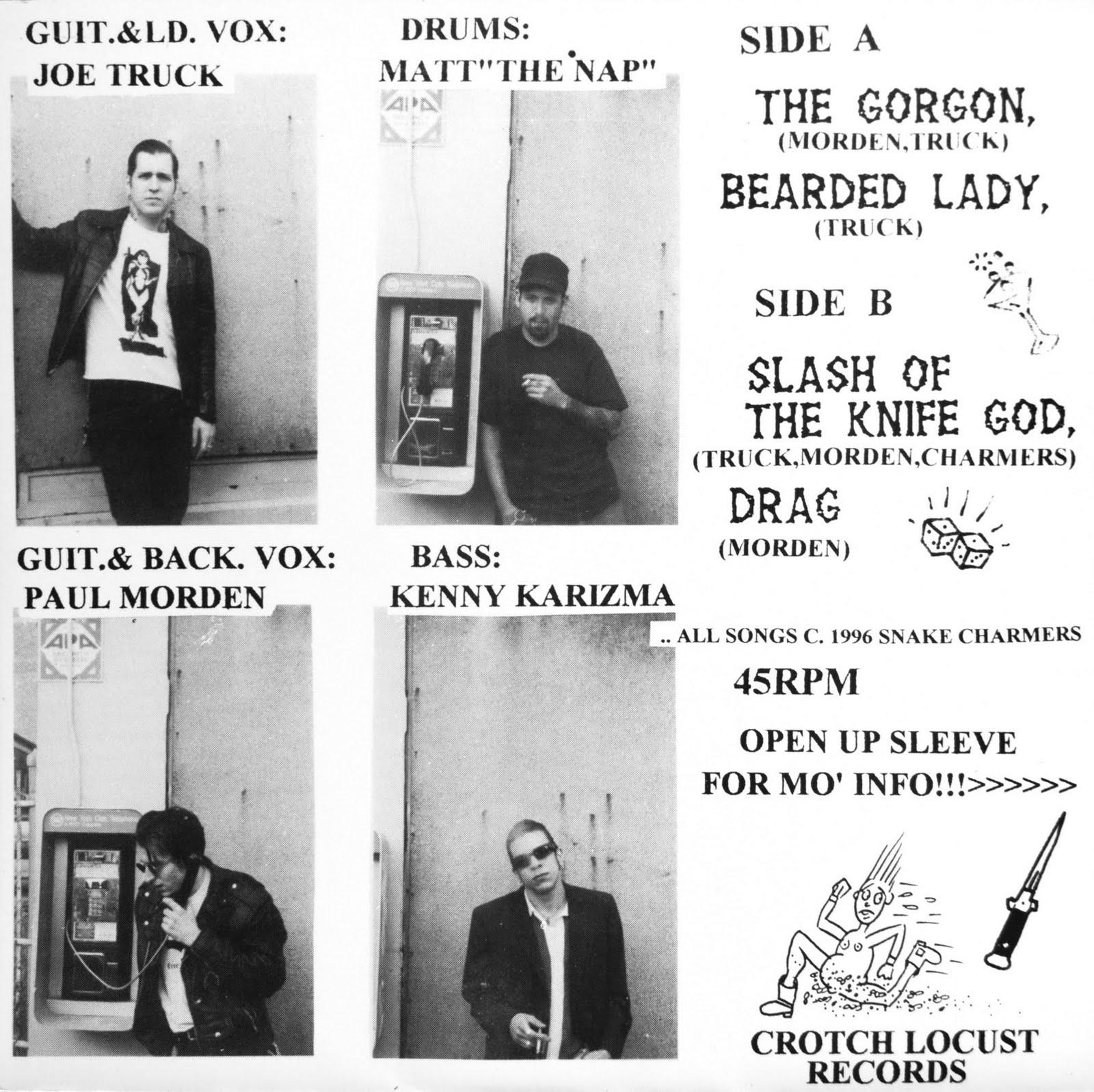 Rock Roll Hoo Ha What What The Snake Charmers Gorgon EP