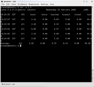 check cpu utilization in linux