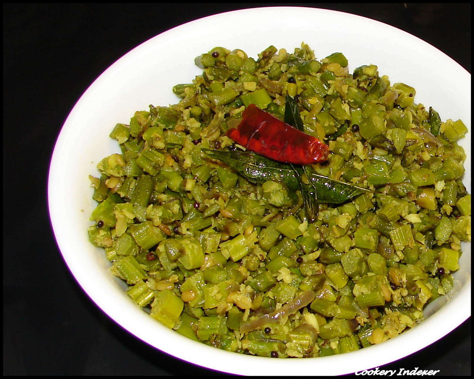 ! Regional Indian Cuisine Blogroll ! Asparagus Thoran (Asparagus