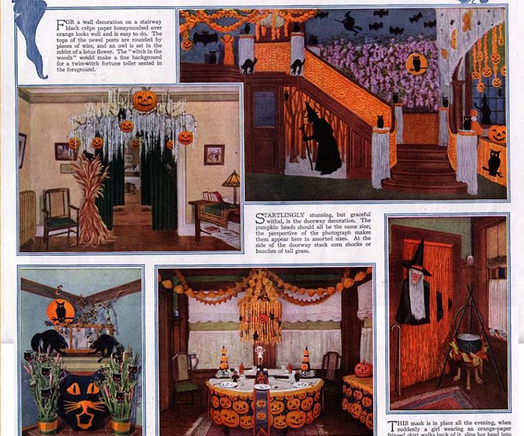 A Nostalgic Halloween: Ladies Home Journal, October 1919 Halloween Frolics