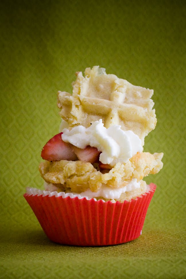 Waffled Cupcakes A Waffleizer Duel Cupcake Project Waffled Cupcakes A Waffleizer Duel Cupcake Project