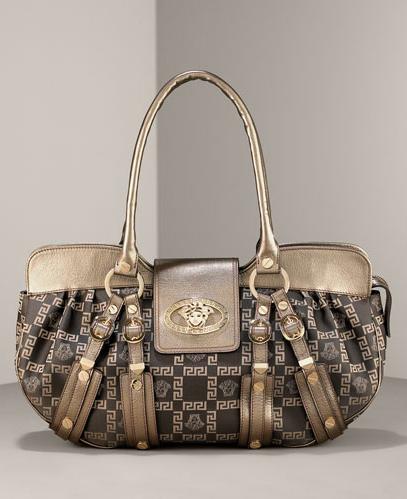 Versace handbags: Versace Jacqard Shoulder Bag