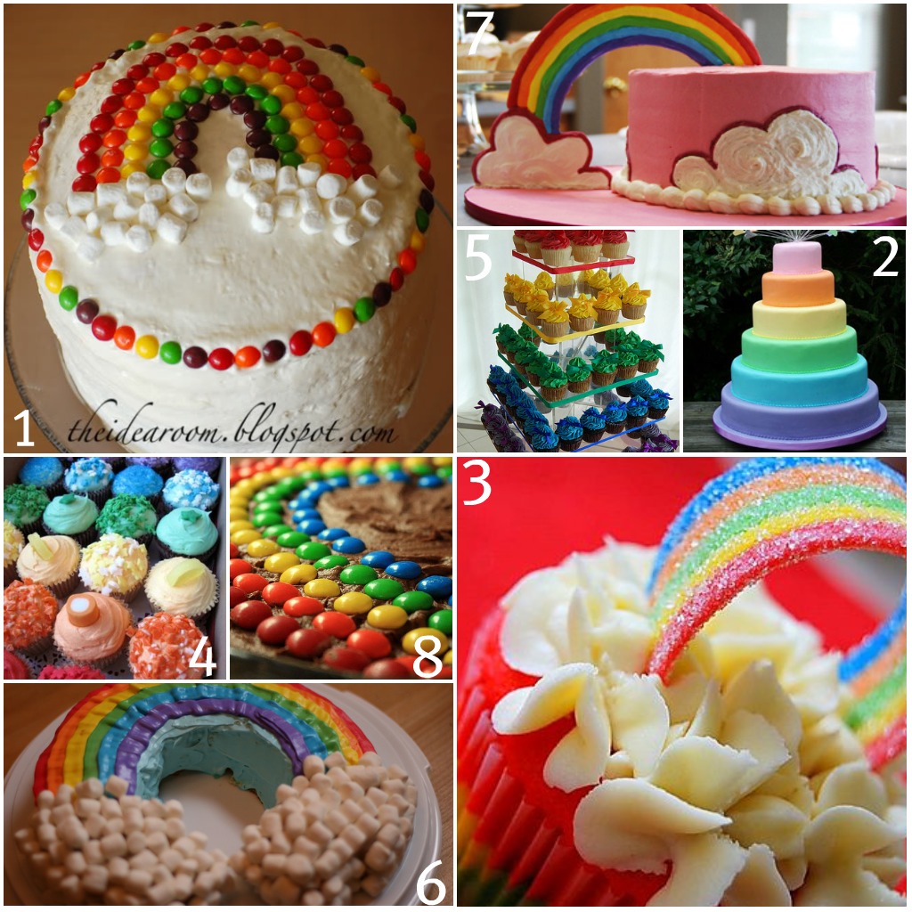 Giggleberry Creations! Rainbow of Ribbons birthday cake!