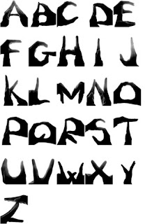 Handwritten font by Björn Johansson