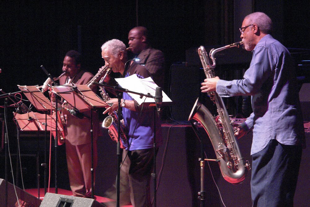 inconstant sol World Sax Quartet meets M'BOOM Live in Serravalle